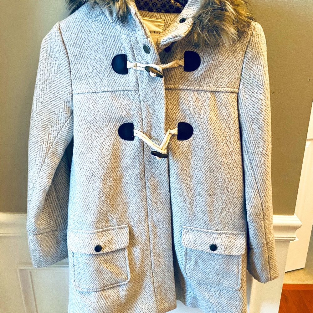 Girl's Size 10/12 Pea Coat Jacket Coat Copper Key
